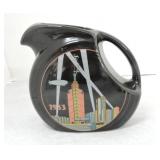 Fiesta Post 86 HLCCA Commemorative juice pitcher,