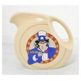 Fiesta Post 86 HLCCA Commemorative juice pitcher,
