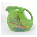 Fiesta Post 86 HLCCA Commemorative juice pitcher,