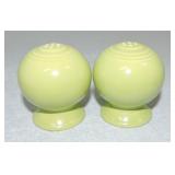 Vintage Fiesta salt & pepper, chartreuse