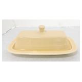 Fiesta Post 86 butter dish, ivory