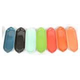 Fiesta Post 86 relish tray group, 7 mixed