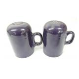 Fiesta Post 86 pair of range shakers, plum