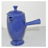 Vintage Fiesta demitasse coffee pot, cobalt