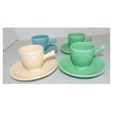 Vintage Fiesta demitasse cup & saucer group,