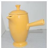 Vintage Fiesta demitasse coffee pot, yellow