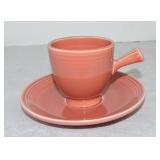 Vintage Fiesta demitasse cup & saucer,