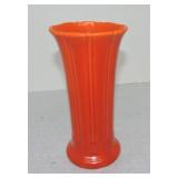 Vintage Fiesta 8' flower vase, red