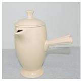 Vintage Fiesta demitasse coffee pot, ivory
