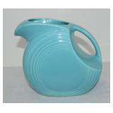 Vintage Fiesta disc water pitcher, turquoise