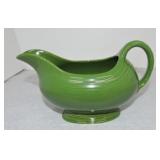 Vintage Fiesta sauce boat, dark green