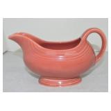 Vintage Fiesta sauce boat, rose