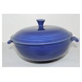 Vintage Fiesta casserole, cobalt