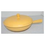 Vintage Fiesta French casserole, yellow