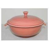 Vintage Fiesta casserole, rose