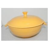 Vintage Fiesta casserole, yellow
