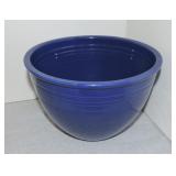 Vintage Fiesta #5 mixing bowl, cobalt, inside