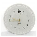 Fiesta Post 86 plate clock, gray