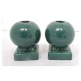 Fiesta Post 86 pair of round candle holder,