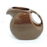 Fiesta Post 86 disc water pitcher, chocolate