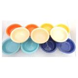 Vintage Fiesta 4 3 /4' fruit bowl group,