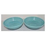Vintage Fiesta individual salad bowl, 2 turquoise,
