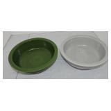 Vintage Fiesta nappy bowl group, 2 - 50's colors