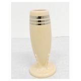 Fiesta Post 86 bud vase, platinum stripe