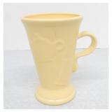 Fiesta Post 86 pedestal mug, yellow