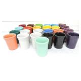 Fiesta Post 86 lot of 25 tumblers, mixed