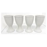 Fiesta Post 86 goblet, set of 4, gray