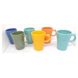 Fiesta Post 86 latte mug, 6 mixed