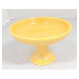 Vintage Fiesta sweets compote, yellow, marked HLC