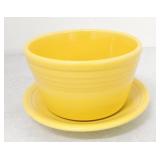 Fiesta Post 86 flower pot & saucer, sunflower