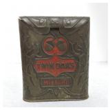 Twin Oaks tobacco tin