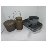 Lot of tinware and graniteware