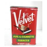 Velvet tobacco tin