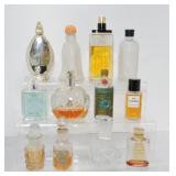 Lot of 12 perfume bottles