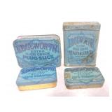 Edgeworth lot of 4 tobacco tins