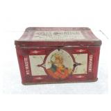 Old English Curve Cut tobacco tin