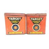 Target lot of 2 tobacco tins