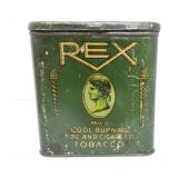 Rex tobacco tin