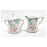 German Saxe R.S. Prussia cream & sugar