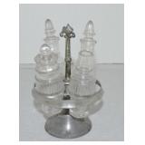 Child's castor bottle set