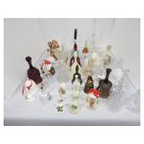 Lot of 41 hand bells, Fenton & more