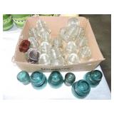 Box of telephone insulators