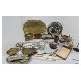 Lot of assorted metal items