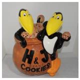 Heckle & Jeckle cookie jar with box