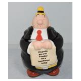 Popeye Wimpy cookie jar with box