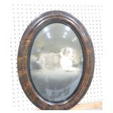 Oval dog picture